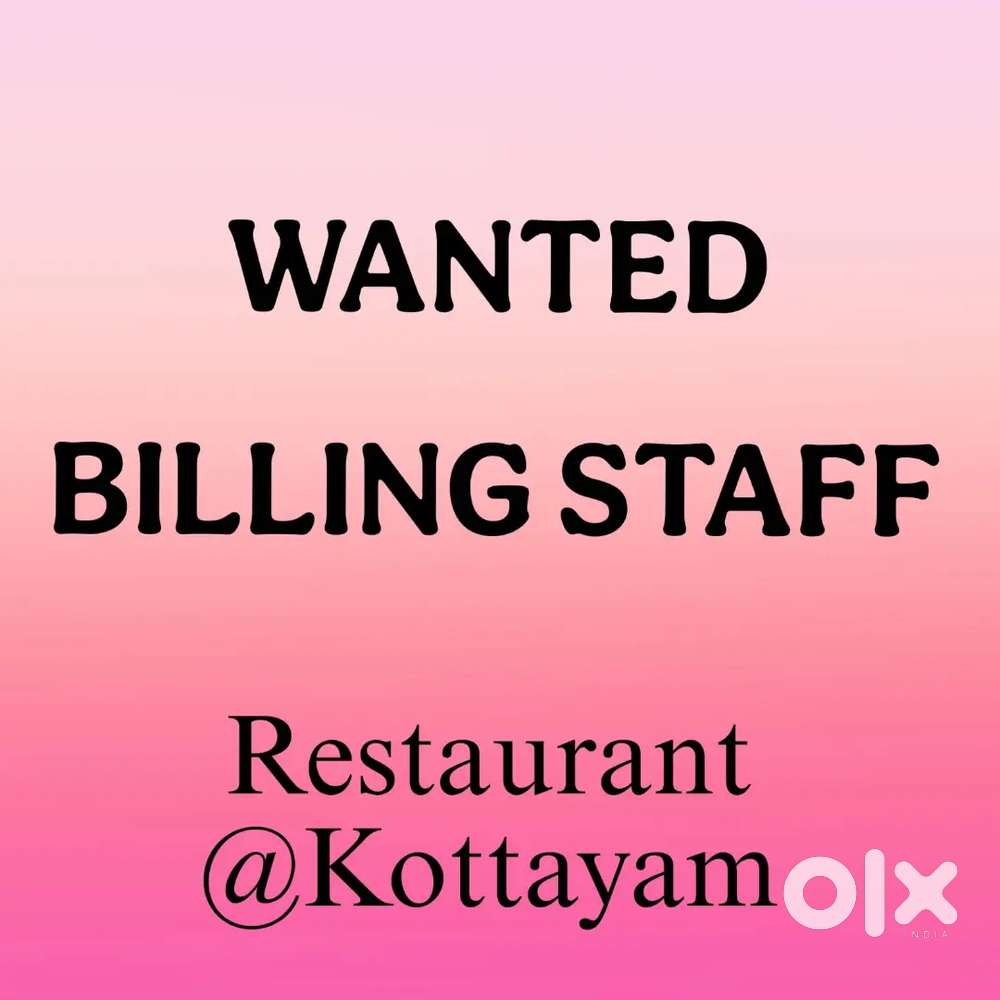 Restaurant billing staff