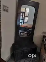 Wooden sofa set (5 seater) and dressing table