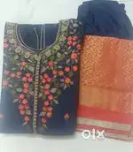 Ethnic wear for women in three piece with heavy work done