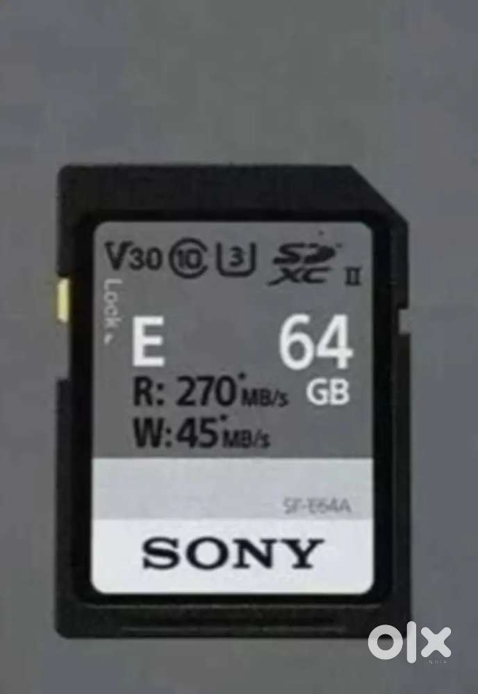 Sony 64 gb memory card 2 pic