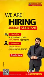 Need Junior assistant.