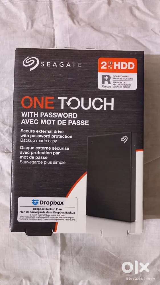 2 TB and 2 TB HDD Hard disk.