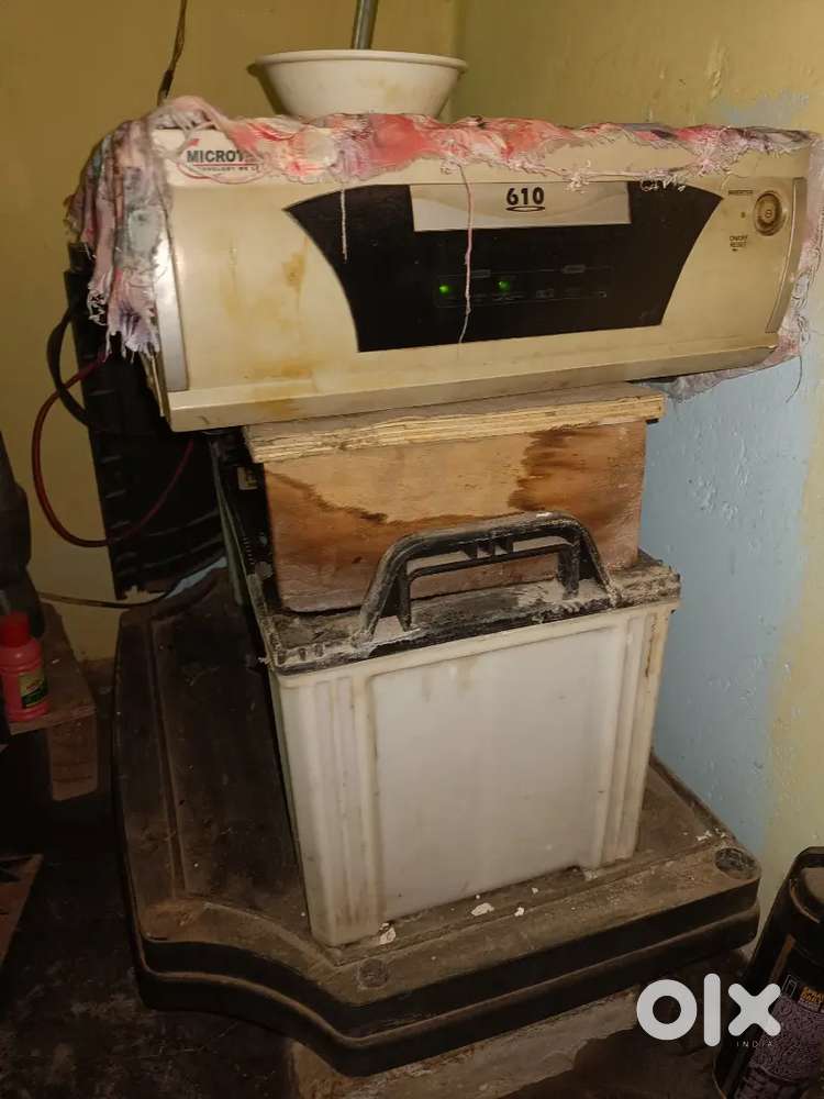 Inverter Microtek with battery 150ah luminous