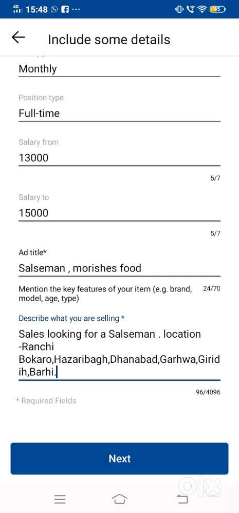 Salseman , morishes food