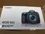 Canon EOS 90D 32.5MP Digital SLR Camera  Black Body Only