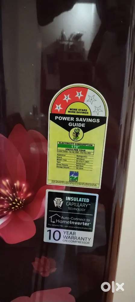 Whirlpool single door refrigerator