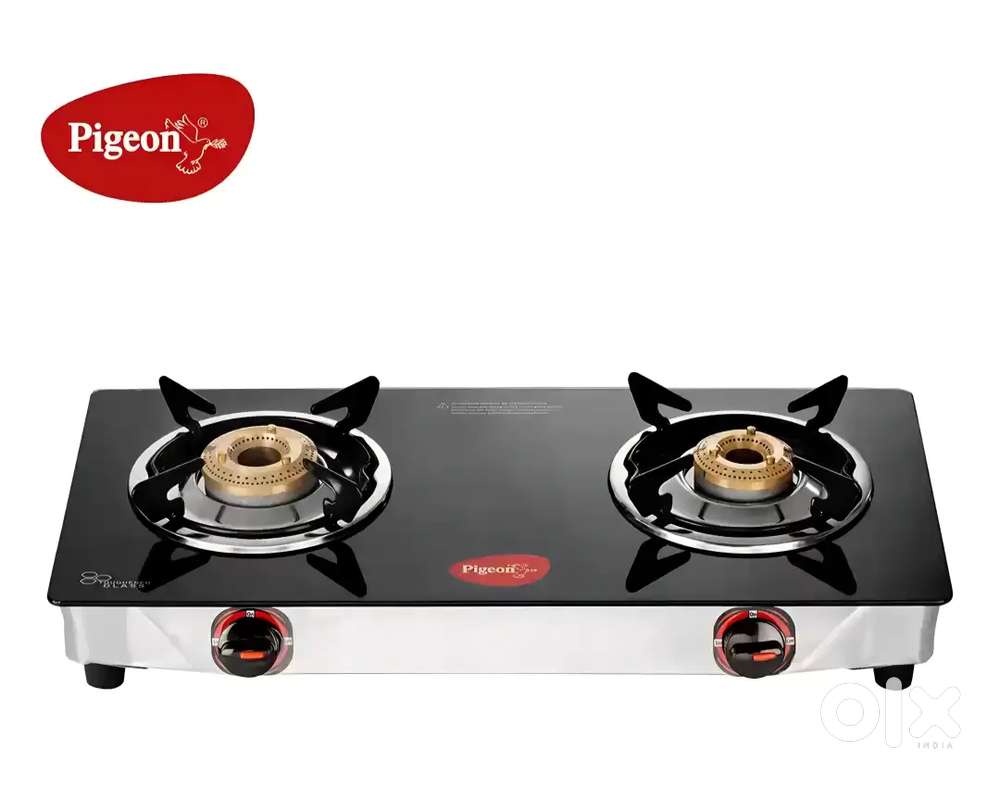 Pigeon 2 Burner Glass Top Gas Stove Excellent Condition Urgent Sale