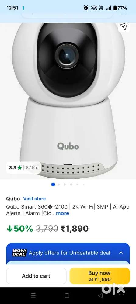 Smart wifi CCTV camera