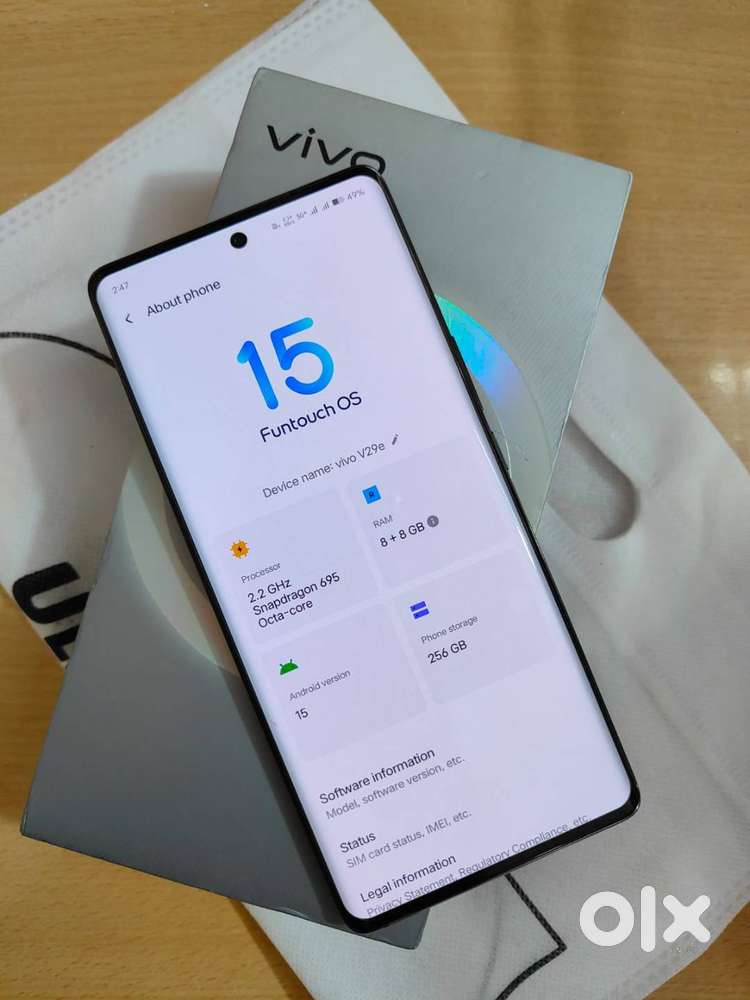 V29e 8gb 256gb artistic red