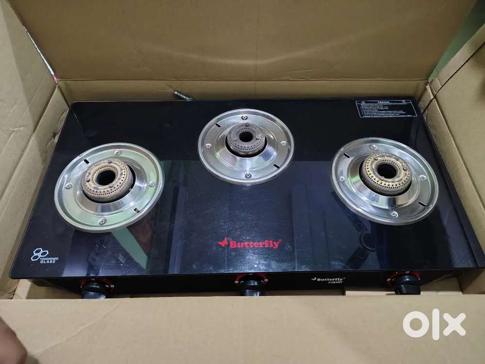 Butterfly 3 Burner Gas Stove – Excellent Condition
