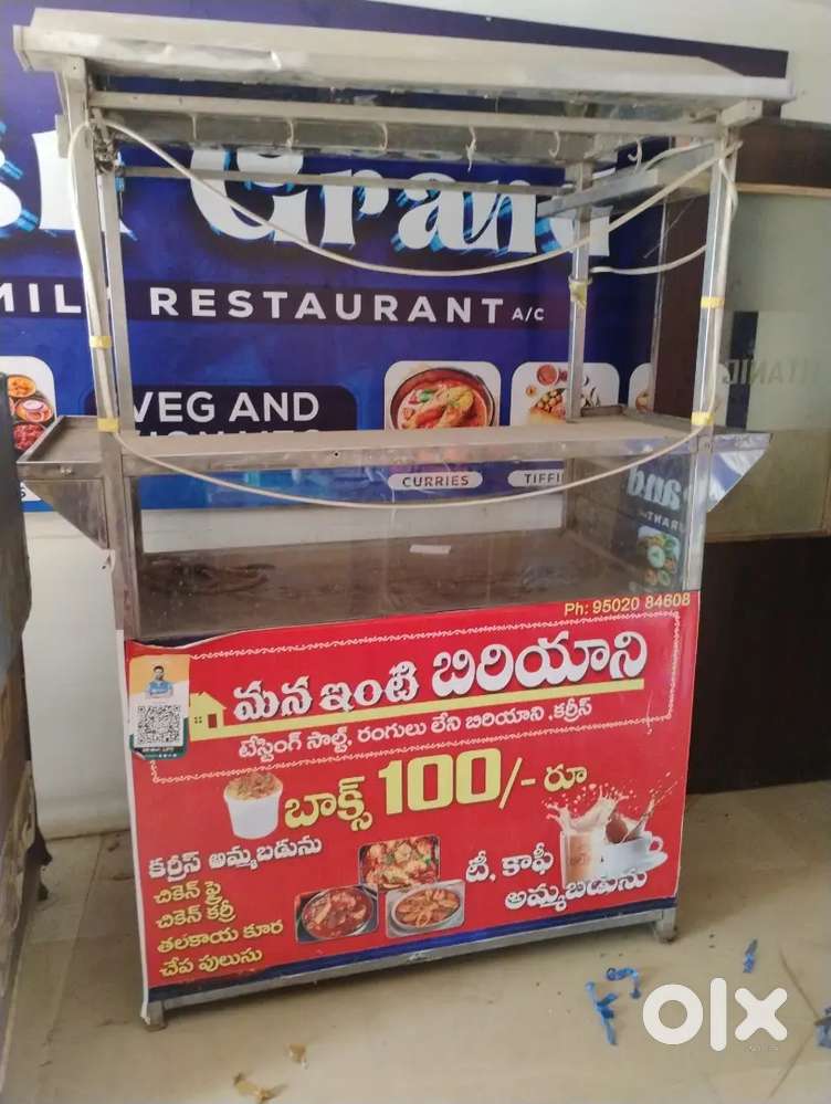 Food stall, CC cameras,Deep freezer,sofas