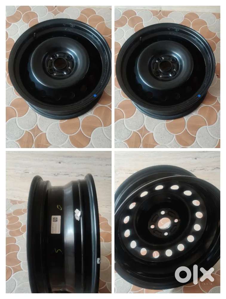 Fronx tyre Rim and wheel cap