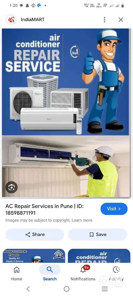 A /C work and services available