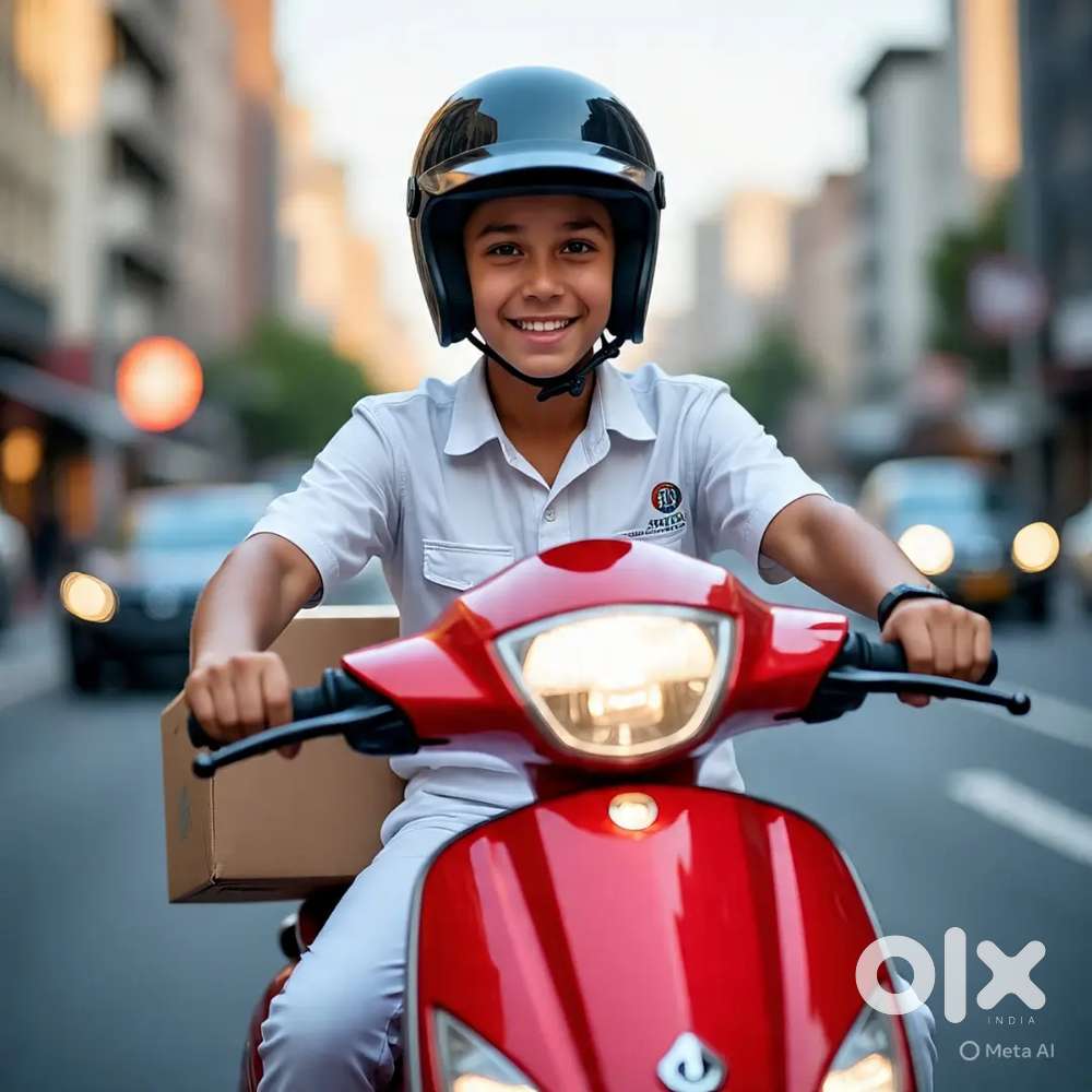 Free Food & Bike! Delivery Boy Job