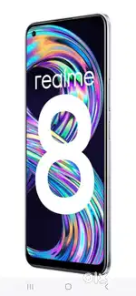 Realme 8 with under display fingerprint sensor