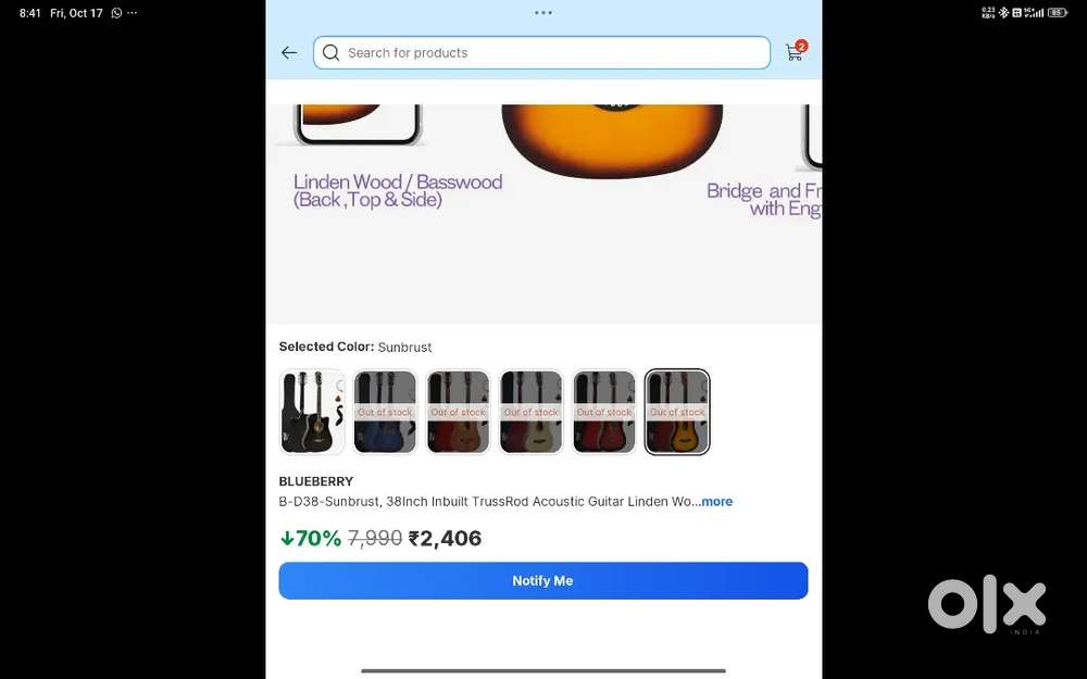 BlackBerry guitar