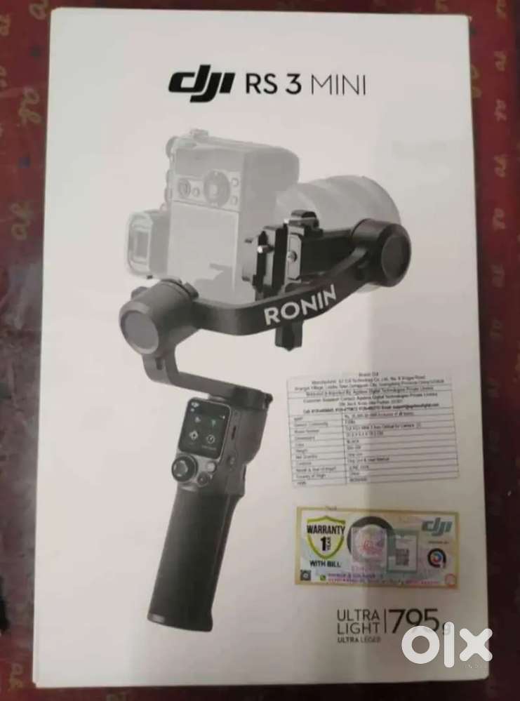 DJI RS3 Mini, 3-Axis Mirrorless Gimbal