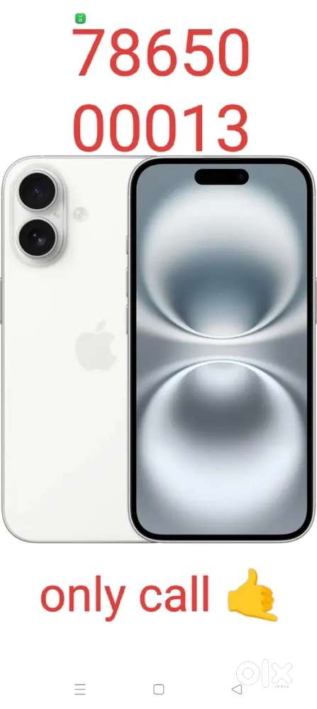 iPhone 16 seal pack white colour