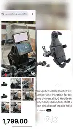 Mobile holder + KTM Adv GPS mount