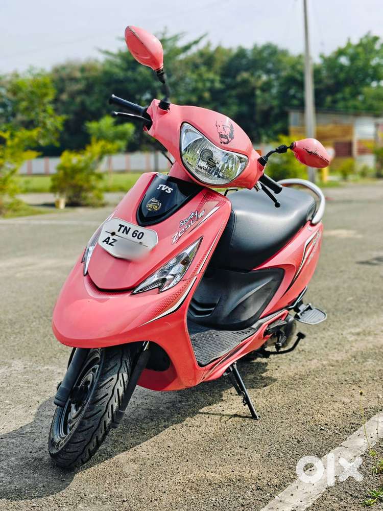 TVS Scooty Zest 110 (Peach colour) 11,000km - Rs.38,000