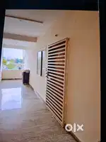 2bhk flat garden view with right round balcony