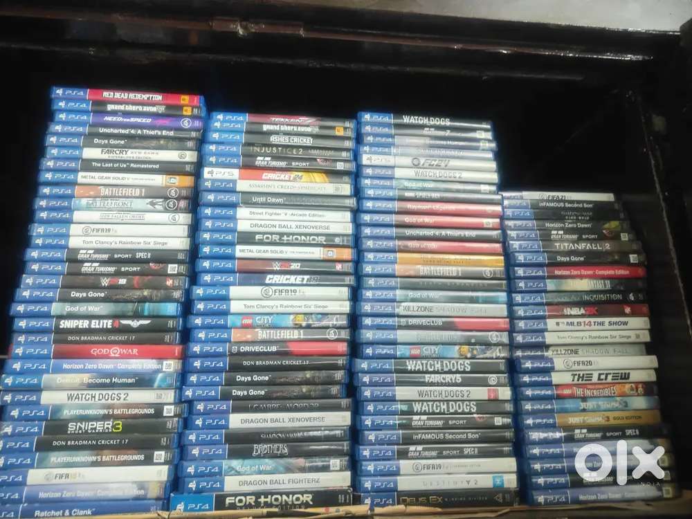 PS 4 And PS 5 Games CDS USED Brand New Condition All CD;S Each Game D