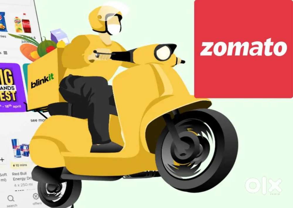 Wanted delivery boys for Swiggy and zomato process