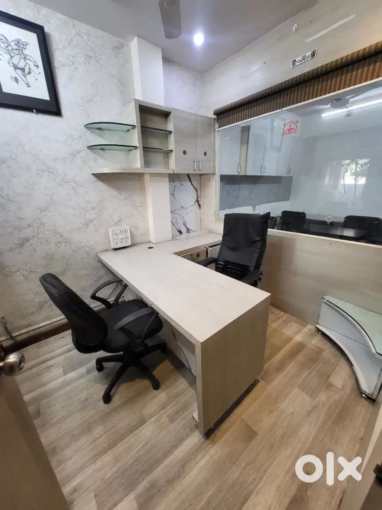 BOSS CABIN WORK-STATION-6 FURNISHED OFFICE AT RENT L.I.G SQUAREINDORE