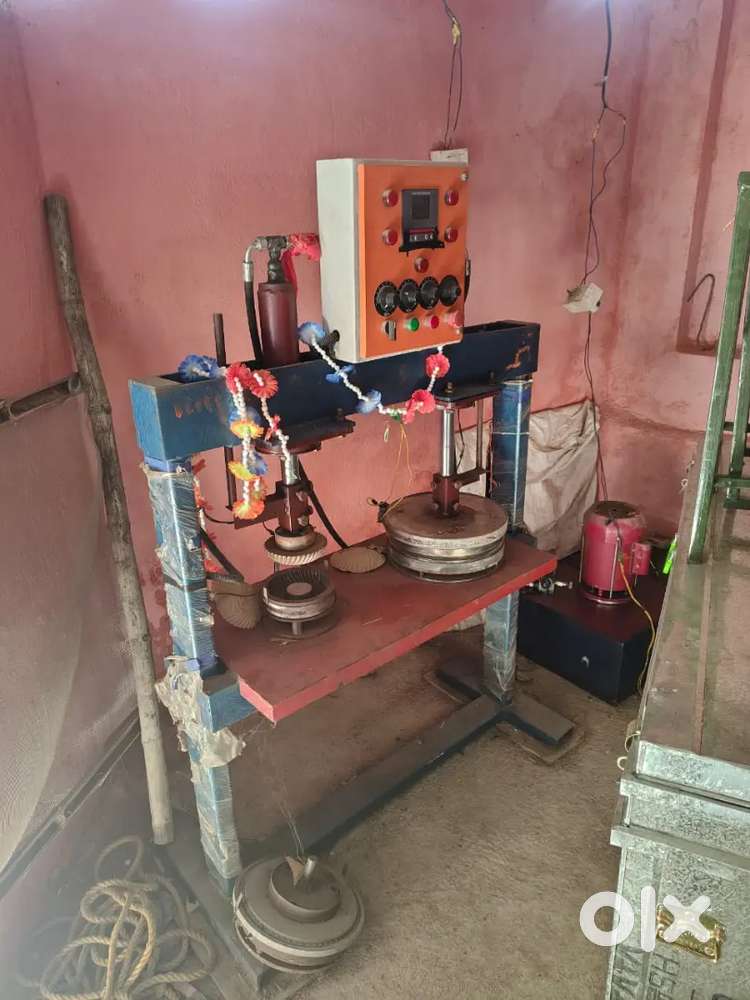 Dona, Thali plate double die making machine