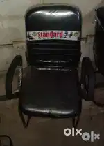 Office table, chair, library cabin