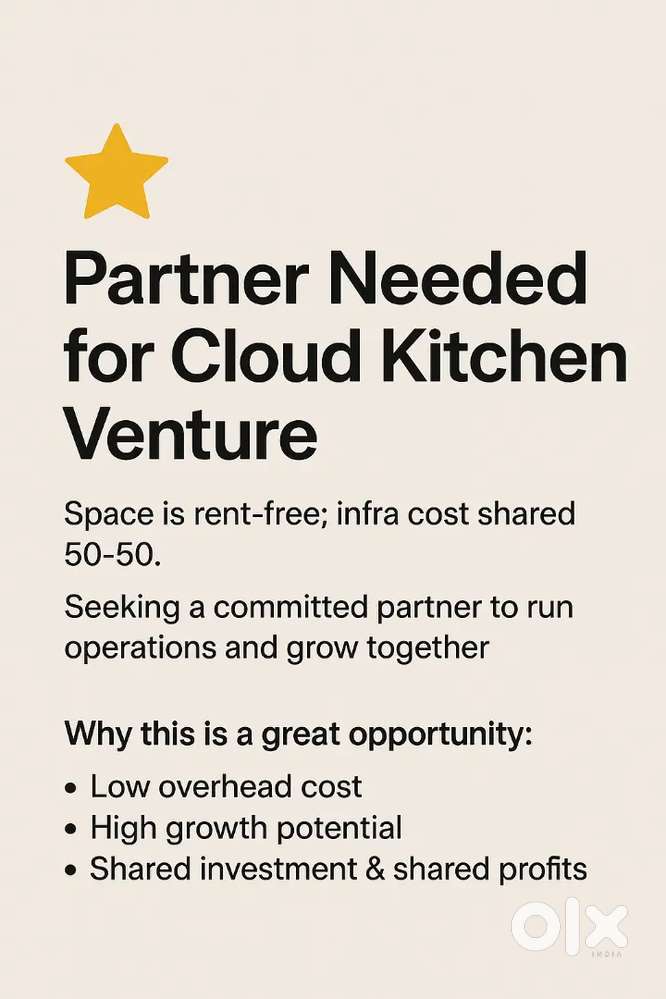 Start a cloud kitchen with me!