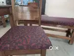 Dining table teak wood- bench not selling