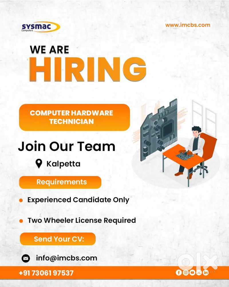 Computer hardware technicians