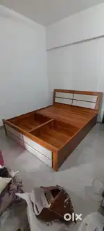 New Queen Size Box Bed Fully Storage