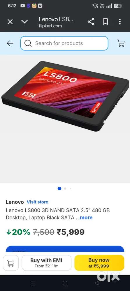 Lenovo ssd480gb
