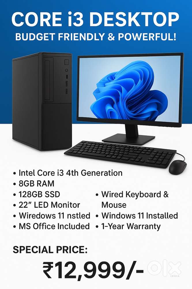 Computer full set (Brand New Box Pack) With Warranty 1-year