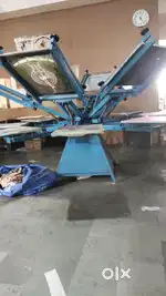 Manual screen printing machine