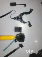 Gopro 8 with mic adapter and extra battery and many things