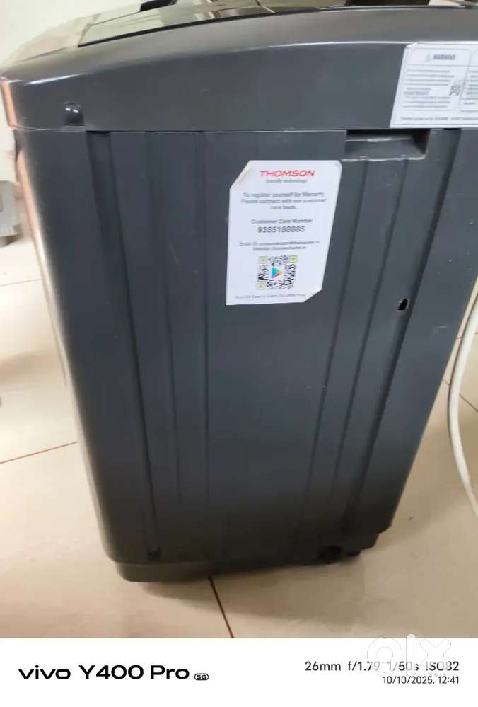 Thomson fully automatic washing machine
