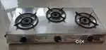 3 Burner Gas Stainless Steel