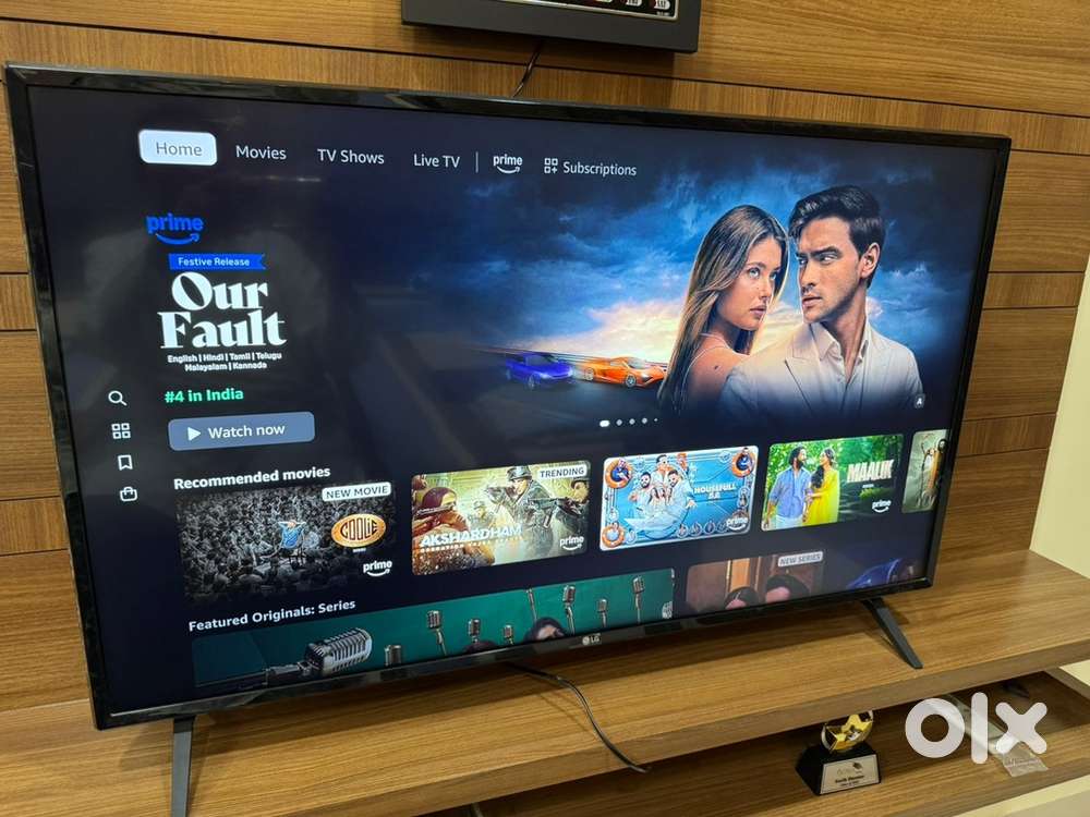 LG 43-Inch 4K Smart LED TV (Model: 43UM7780PTA)