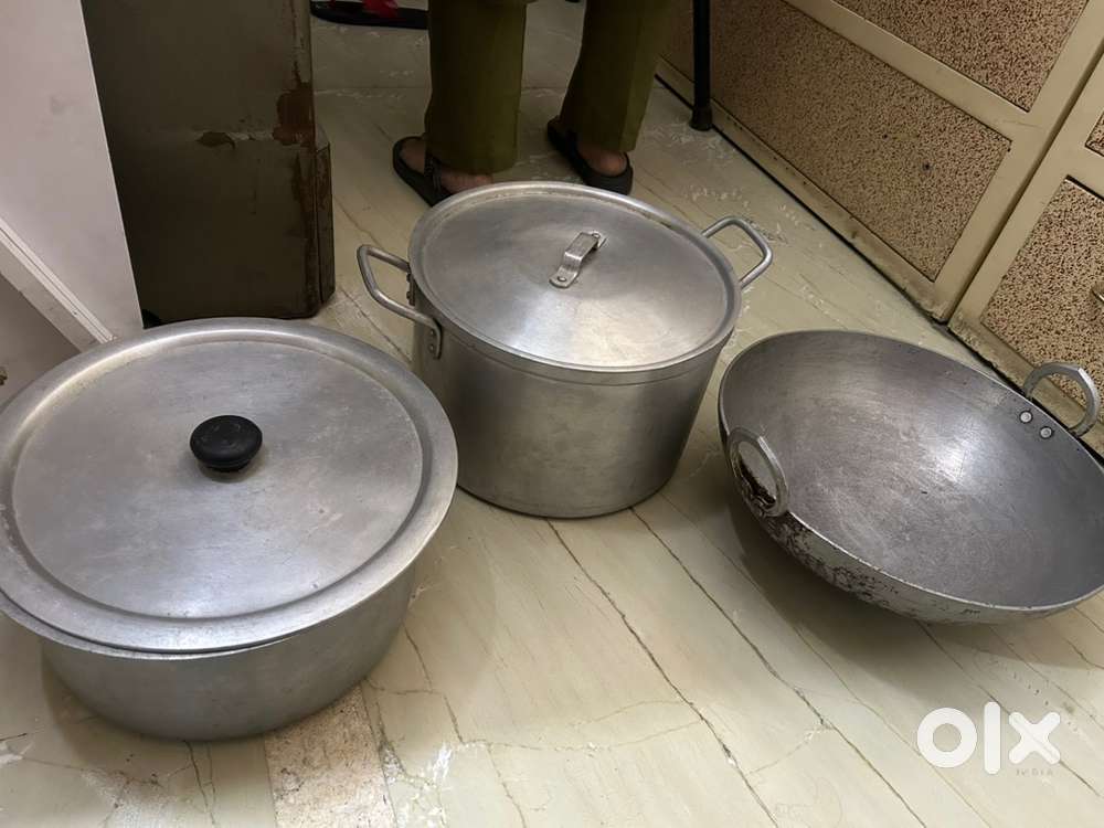 Set of three big utensils for commercial use