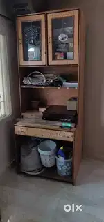 Long wardrobe cum study table