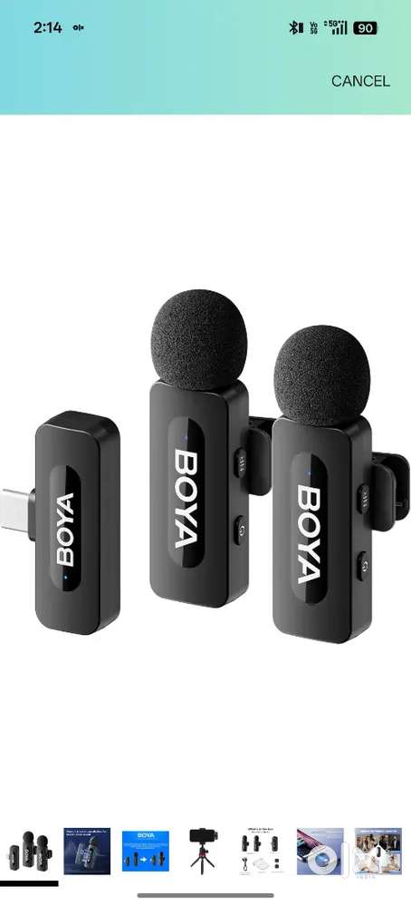 Boya BY-V20 2.4 ghz Omnidirectional Wireless Microphone System