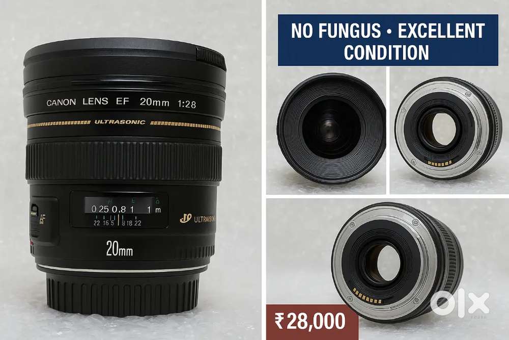 Canon EF 20mm f/2.8 USM Ultrasonic  Wide Angle Prime Lens