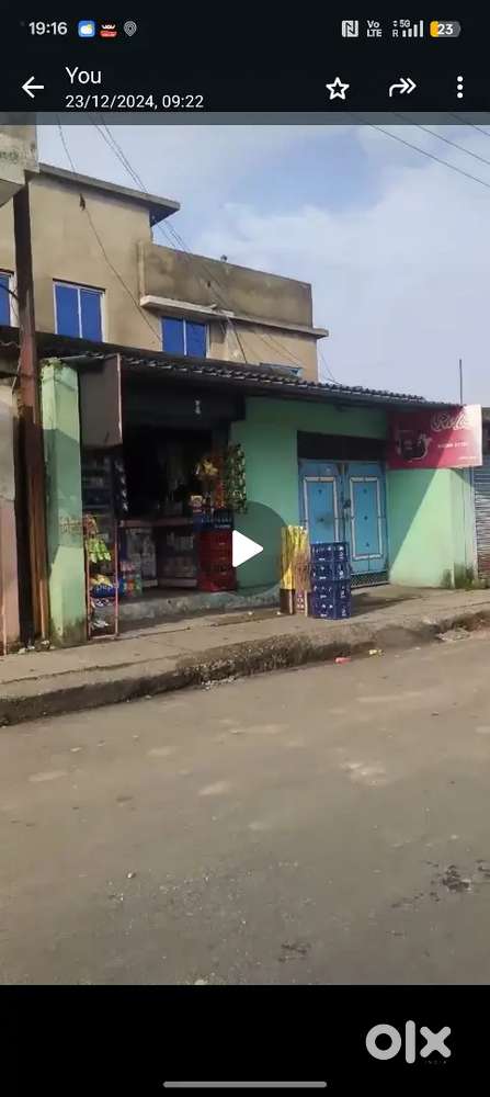 Main Road Chaingada mein 5 bhk house plus shop for sell