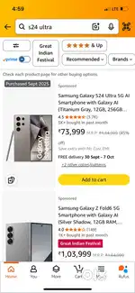 Samsung s24 ultra  12/256