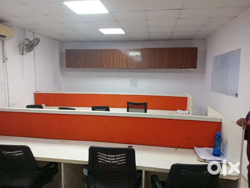 2 Cabin's with Workstation's fully furnished office space for rent