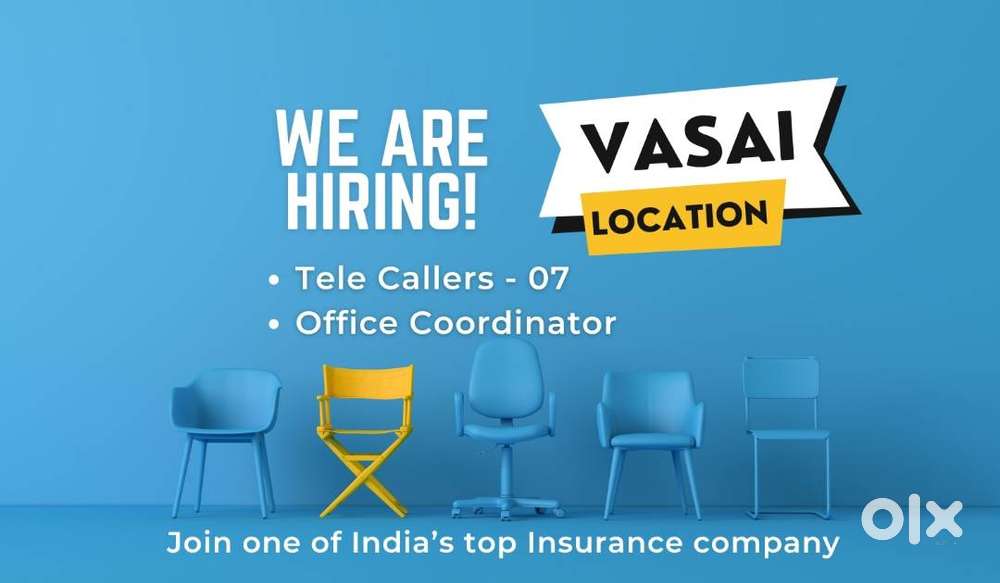 Tele caller Job Vacancy in Vasai Mumbai, Target-free Job
