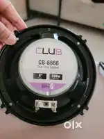 New Car speaker - club CB 6666 (6 inch dual cone 580 watt coaxial)